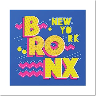 Retro 90s Bronx, New York Posters and Art